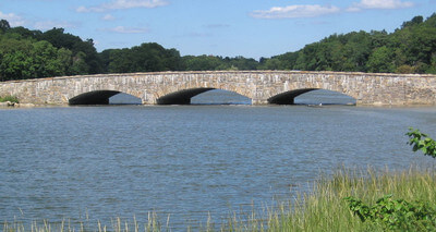 Rings End Bridge in Darien